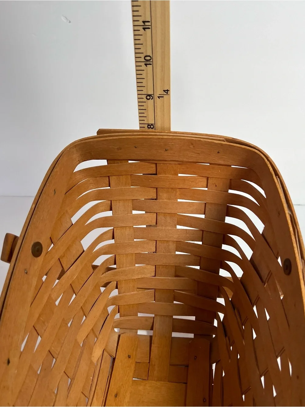Longaberger Vegetable Basket Swinging Handles 1993